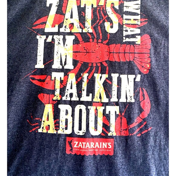 Zatarain's Logo Crayfish Graphic Short Sleeve  XL ZAT’S WHAT I’M TALKIN’ ABOUT - Picture 6 of 6